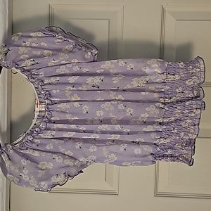 Bongo lavender sheer top